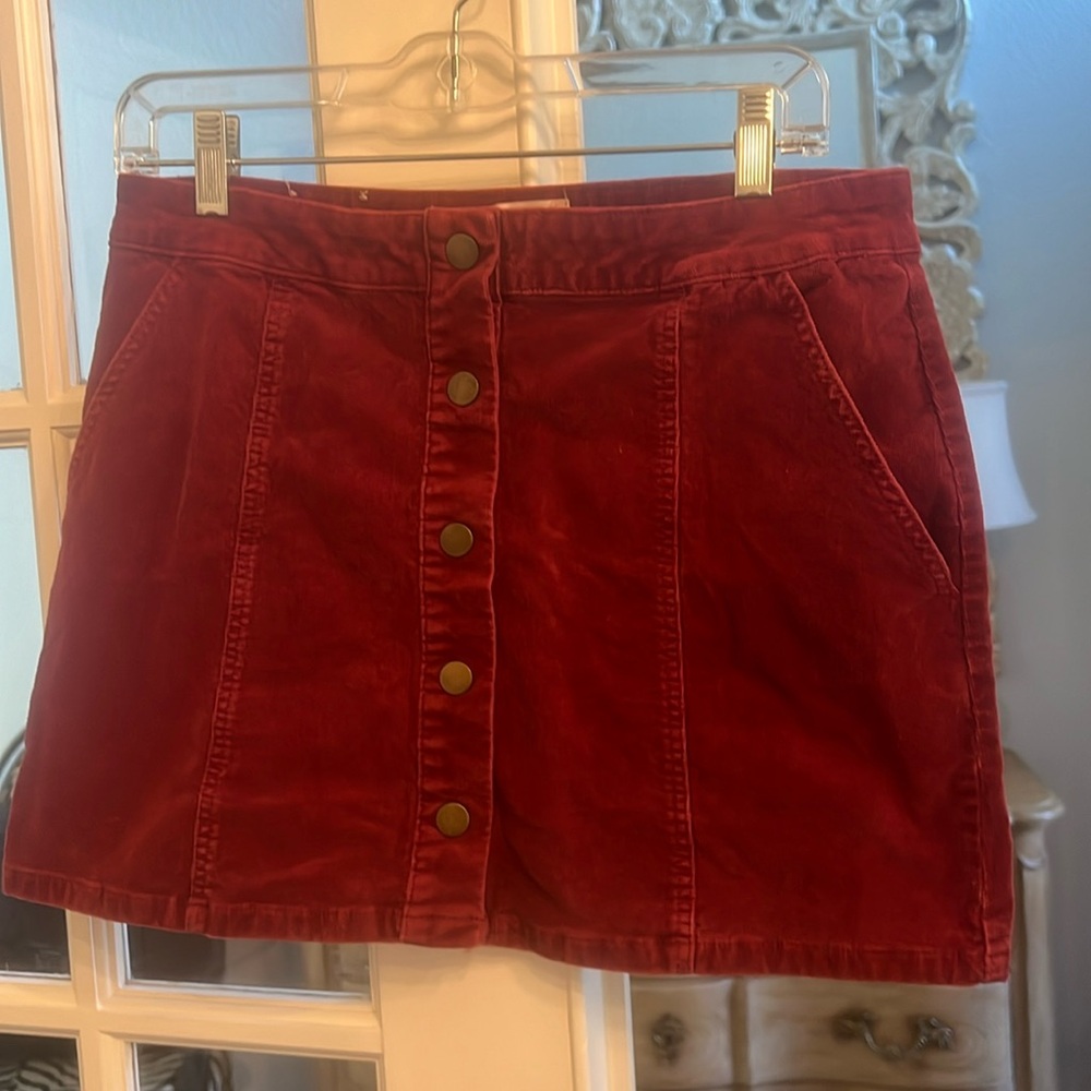 Ladies Alter’d State M Corduroy Skirt